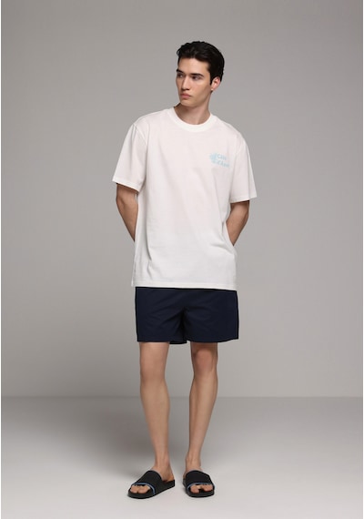 Colin's Colins Comfort Fit Yuvarlak Yaka Düz Erkek Beyaz Kısa Kol Tişört Cl1078790 Q1.v2 Ofw