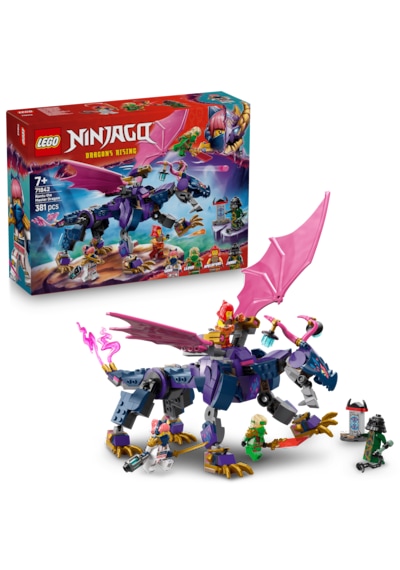 LEGO® NINJAGO® Usta Ejderha Rontu 71842 - 7 Yaş ve Üzeri Çocuklar için 4 Minifigür İçeren Yaratıcı Oyuncak Yapım Seti (381 Parça)