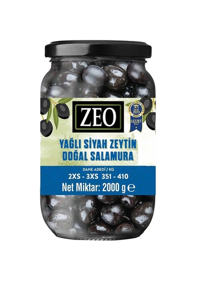 2 Adet Zeo Siyah Zeytin 2xs-3xs 2 Kg