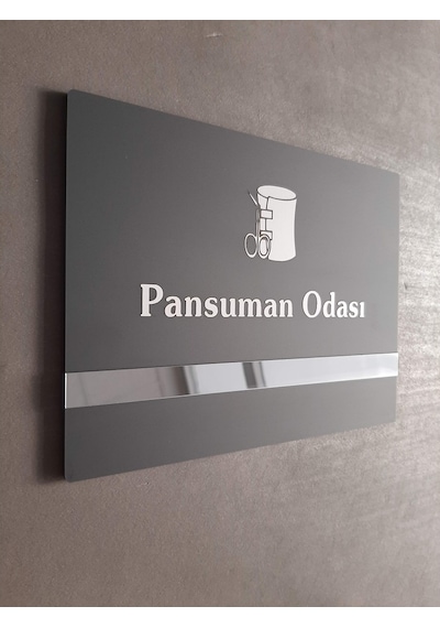Soft Seri Pansuman Odası Kapı Isimliği