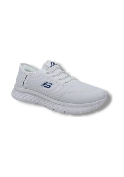 Zerhan Forza 2506 Unisex Beyaz File Yürüyüş Koşu Çorap Model Spor Ayakkabı Beyaz