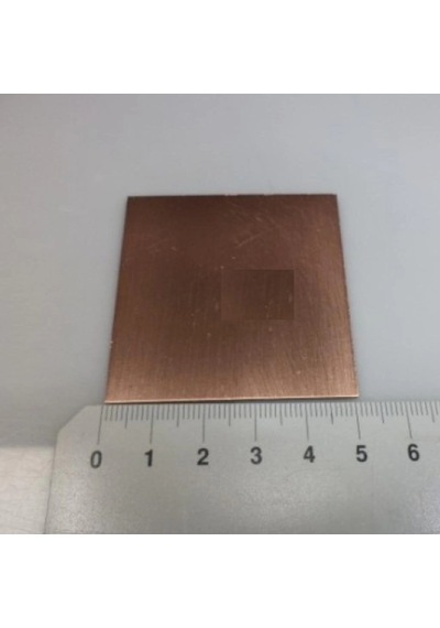 5x5 Bakır Plaket 50x50mm