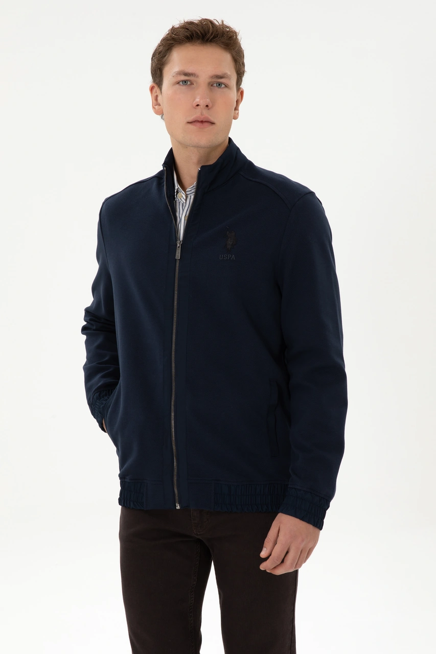 U.s. Polo Assn. Erkek Lacivert Hırka Örme 50309988-vr033 Lacivert