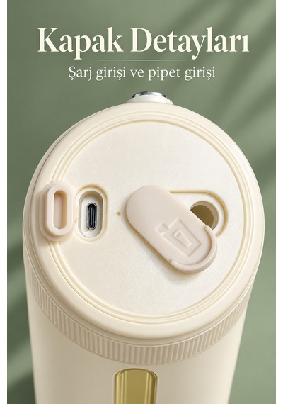 Düğme Kontrollü Şarjlı Meyve Blenderı 350 Ml - Lisinya Çok Renkli