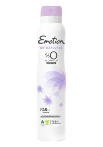 Emotion Detox Floral Kadın Vegan Deodorant 200 Ml 3 Adet