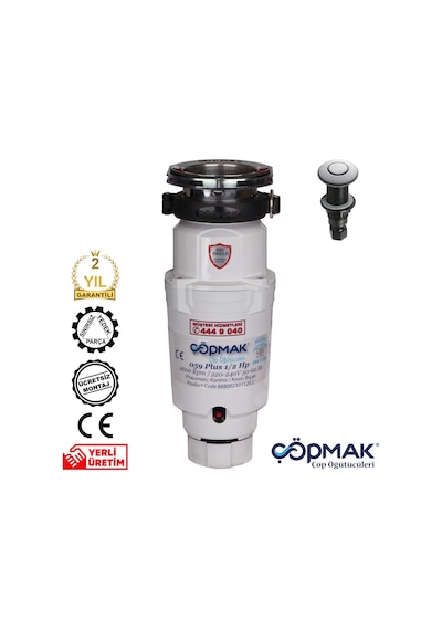 Çöpmak 059 Plus Çöp Öğütücü