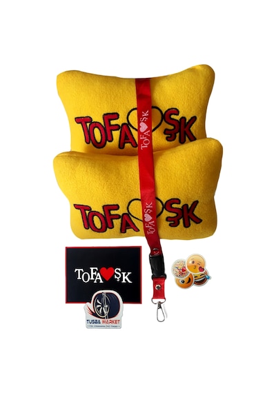 Tofaş Uyumlu Araç Seyahat Sarı Boyun Yastığı / Araç İçi Aksesuar