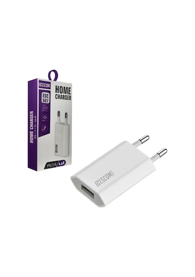 Escom Gold Esc-507 Şarj Adaptör Başlık Apple Uyumlu iPhone iOS 1.1a
