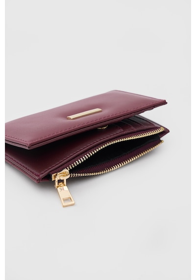 Shule Bags Aster Yumuşak Dokulu Kadın Cüzdan Bordo