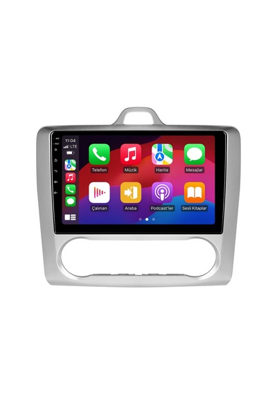 Ford Focus Android Multimedya 2006-2011 Dijital Carplay Android Auto Navigasyon 4gb Ram 64gb 9"