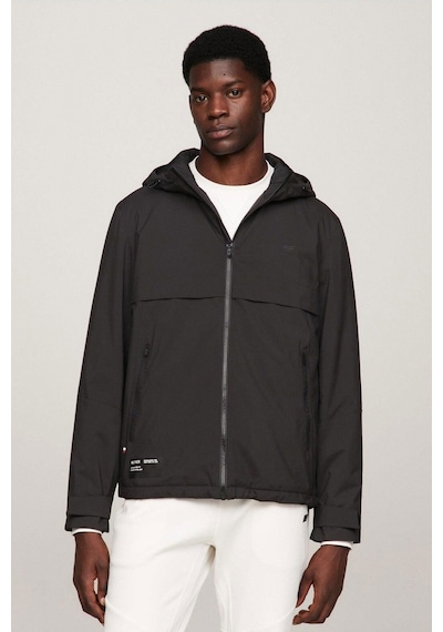 Tommy Hilfiger Kapüşonlu Erkek Mont Gri