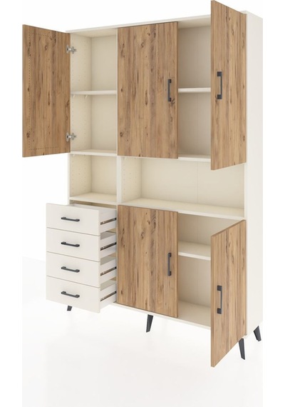 Arges Dolap 7 Raflı 4 Çekmeceli 5 Kapaklı 132x30x195 Aytaşı-çam/aytaşı Atlas Çam/aytası Arges Dolap 7 Raflı 4 Çekmeceli 5 Kapaklı 132x30x195 Aytaşı-çam/aytaşı Atlas Çam/aytası