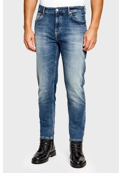 Boss Logolu Pamuklu Slim Fit Normal Bel Jeans Erkek Kot Pantolon 50570878 431 Lacivert