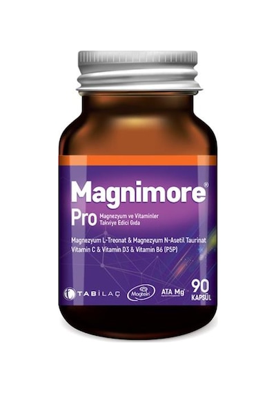 Magnimore Pro Magnezyum Ve Vitaminler Takviye Edici Gıda 90 Kapsü