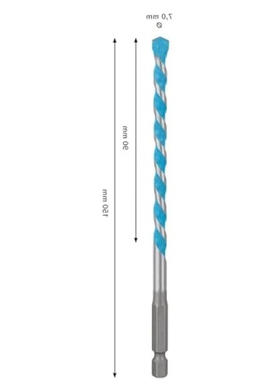 Çok Amaçlı Delme Uçları Seti - Ø 7,00x150 Mm