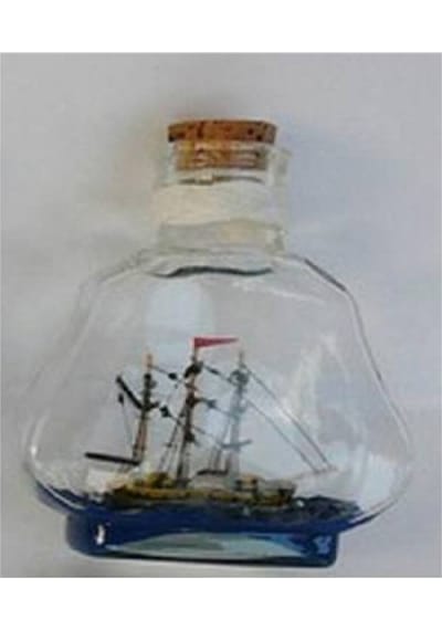 DENİZCİLİK GRUBU › Marine Şişe Gemi-Z&A ŞİŞE GEMİ9X10 cm