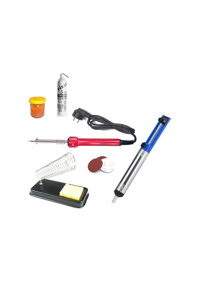 60W Profesional Kalem Havya Sehpası Stand Lehim Pasta Pompa Takım N11226