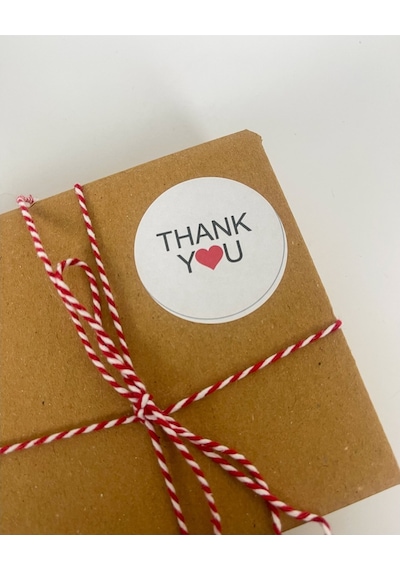 Thank You 4cm Yapışkanlı Sticker Etiket