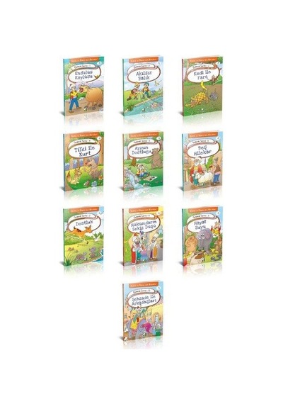 Kelile ve Dimneden Masallar-Gelincik Serisi-10 kitap Takım- Damla Yayınevi
