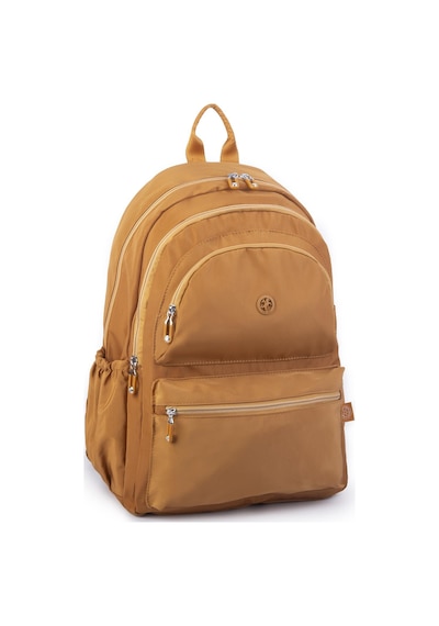 Nas Bag Unisex Büyük Boy Su Geçirmez Waterproof Hafif Sırt Çantası Hardal