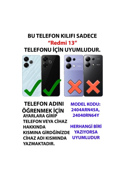 Redmi 13 Uyumlu Mustafa Kemal Atatürk Kolajları Baskılı Silikon Kılıf
