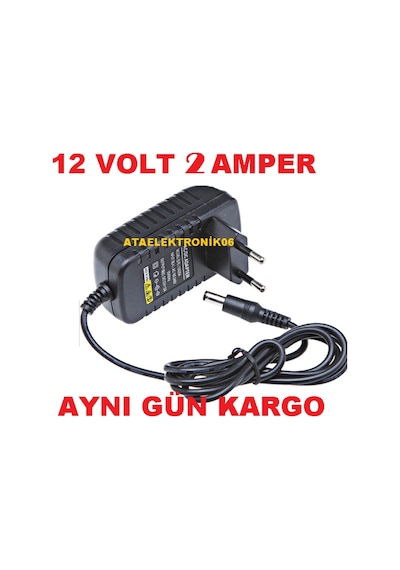 12 Volt 1 2 3 5 7 10 Amper Adaptör Kamera Led Adaptörü Plastik
