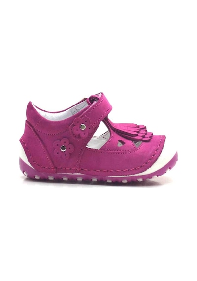 Hapshoe Hakiki Deri Püsküllü Pembe Yazlık Bebek Ilk Adım Ayakkabı (371976781) Pembe
