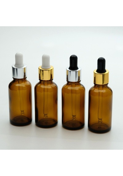 Damlalıklı 30 Ml 3 Adet Amber Şişe