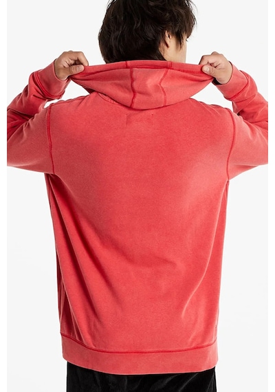 Nike Jordan Dri Fit Men's Fleece Pullover Hoodie Erkek Kapüşonlu Sweatshirt Kırmızı Kırmızı