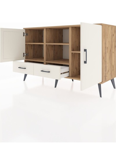 Hyperion Konsol 5 Raflı 2 Çekmeceli 3 Kapaklı 132x44x83 Çam-aytaşı Aytaşı Hyperion Konsol 5 Raflı 2 Çekmeceli 3 Kapaklı 132x44x83 Çam-aytaşı Aytaşı