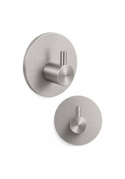 Oval Tekli Modern Banyo Askılık 45 Mm Paslanmaz Çelik Delmeden Yapışkan Montaj Inox