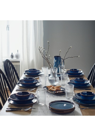 Ikea Gladelig Yemek Takımı 24 Parça Mavi