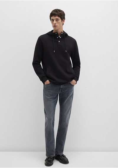 Mavi - Mavi Black Kapüşonlu Siyah Sweatshirt 0s10384-900 Siyah
