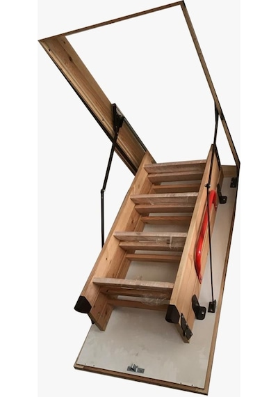 Aytürk 70x120 CM Ahşap Katlanır Çatı Merdiveni