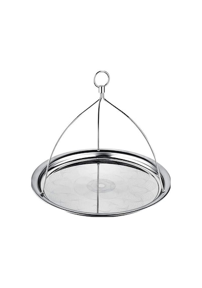 Askılı Tip Kahveci Tepsi 38 Cm. Açık Gri