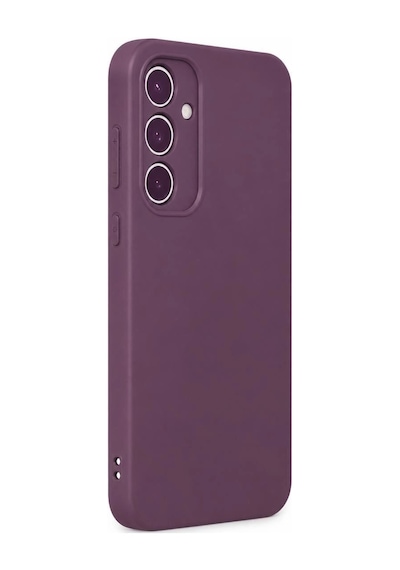 Samsung Galaxy Uyumlu A35 5g Kılıf First Silikon - Mürdüm