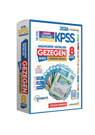 2026 Kpss Anamorfik Lisans Önlisans Ortaöğretim Gy-gk Gezegen Serisi 8li Deneme Tg Dijital Çözümlü