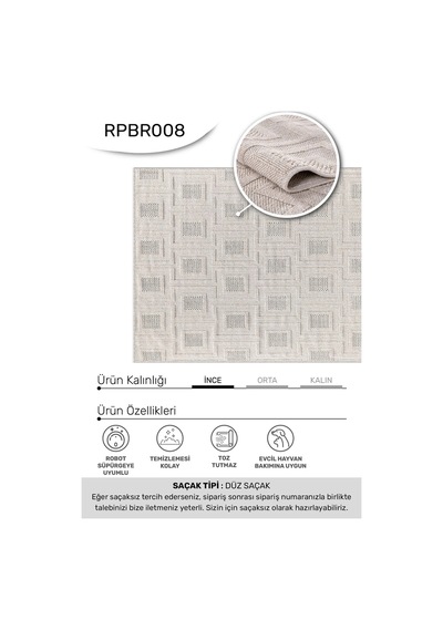 Youdayhomecollection Beren Model Halı 160x230 Çok Renkli Diğer