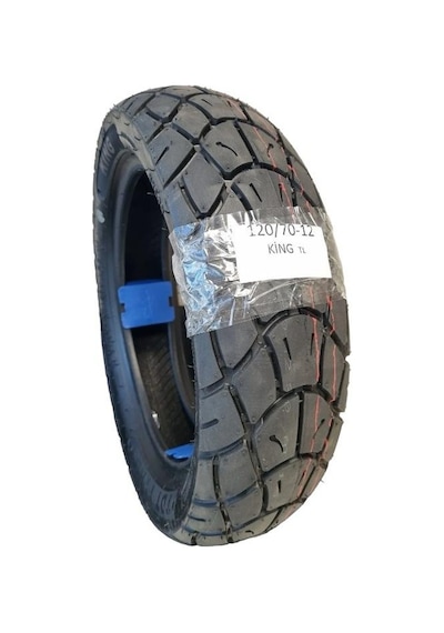 Tdt Tyres 120/70-12 Kıng Tubeless - Dubleks Motosiklet Lastiği