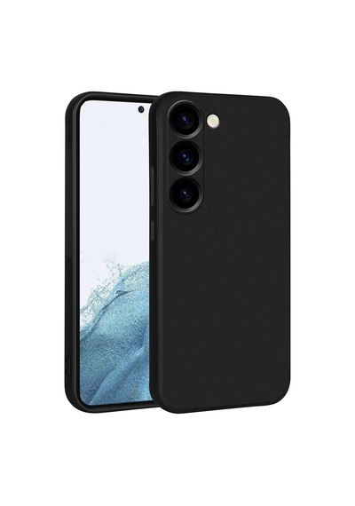 Zore Galaxy S23 Plus Uyumlu Ogaa Premier Silikon Kılıf-siyah