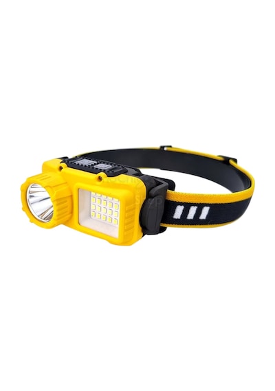 Ayt Powermaster S02 Sarı 10 Watt Sensörlü 1 Led 24 Smd Led 11 Işık Modlu Kamp Kafa Lambası Feneri