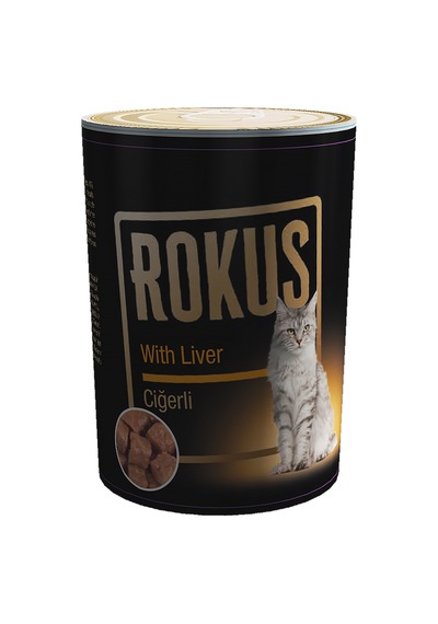 Rokus - 371 - Cığerlı Kedı Konservesı 410 Gr X - Csmo-tex - 6 Adet