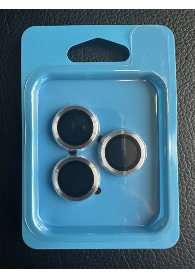 Apple iPhone 16 Pro Max Uyumlu Kamera Koruyucu Lens Silver Gümüş Telefon Kamera Koruyucu Lens