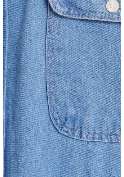 Tudors Erkek Relax Fit Rahat Kesim Spor Yaka Çift Cep Kapaklı Denim Gömlek-37941 Açık Mavi Tudors Erkek Relax Fit Rahat Kesim Spor Yaka Çift Cep Kapaklı Denim Gömlek-37941 Açık Mavi