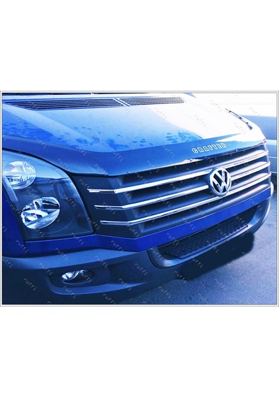 Vw Crafter Krom Ön Panjur 6 Prç. P.Çelik 2012-2016 Arası