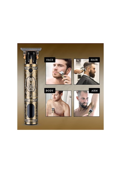 Yp-9393 Şarjlı Saç Sakal Kesme Ense Tıraş Makinesi Profesyonel Hair Clipper Tüm Vücut 0 Traş Aleti