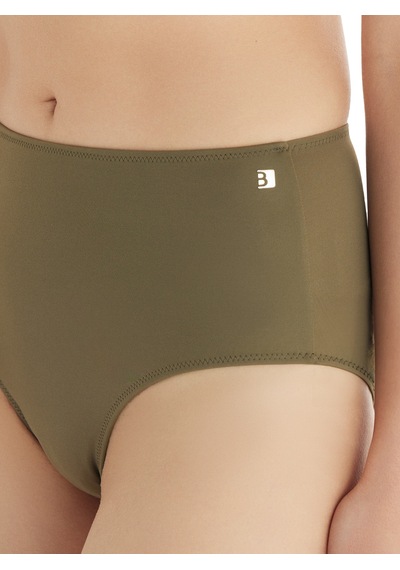 Kadın Yüksek Bel Bikini Altı 10730 - Yeşil Yeşil