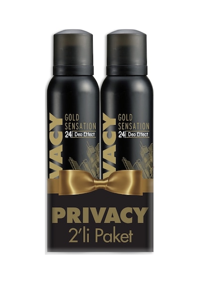 Privacy Gold Sensation Erkek Deodorant Sprey 2 x 150 ML