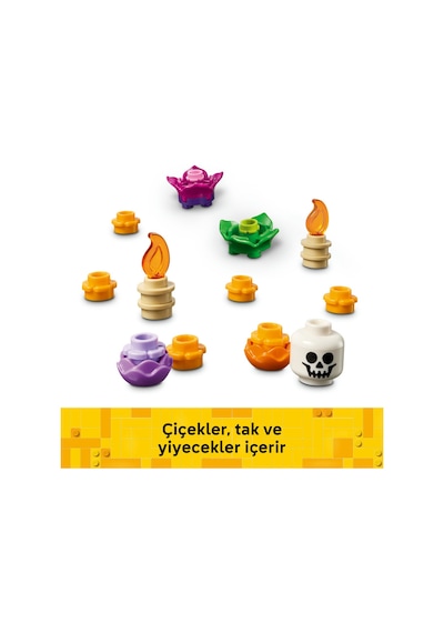 LEGO® Ölüler Günü 40811 – 9 Yaş ve Üzeri Çocuklar için Dekoratif Kafatası ve Sunak Modeli Oyuncak Yapım Seti, Hediye Fikri (471P)