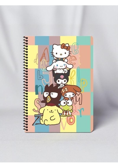 Keskin Color Hello Kitty And Friends A4 Spiralli 80 Yaprak - Harfler